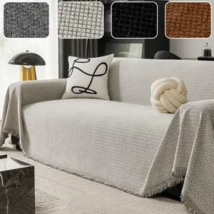 Huatong Anti-Cat Scratch Sofa Cover, Style Full Wrap Universal Pad Blanket, All-Seasons Use, Versatile Sofa Protector