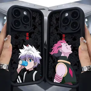 Anime Hunter x Hunter Silicone Smartphone Case - Soft Shockproof TPU Back Cover, Customized Mobile Phone Accessory, Tech Accessory for iPhone 17,16,15,14,13,12,11, Pro, Max, XS, XS Max, Plus, Accessories, Tech Accessories