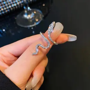 Snake Ring for Women Girls Adjustable Ring Casual Gift for Women & Girls Adjustable Size, Perfect for Daily Wear & Party