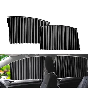 4pcs Magnetic Car Window Shades -Universal car side windows sunshade Covers  , UV protection &privacy protection shutter