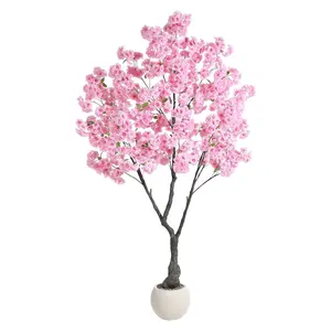 Árbol de cerezo artificial rosa realista