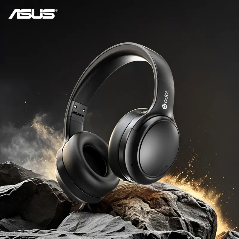 ASUS T75 ANC Bluetooth Headphones — 130H Battery, Deep Bass, Ultra-Comfort Over-Ear Wireless Headset