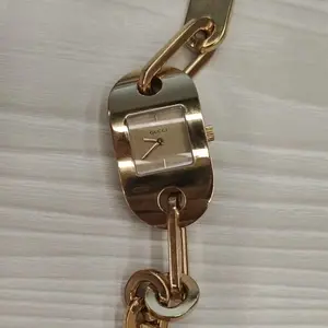 Gucci G-Frame 22x41mm Gold-Plated Watch Yellow Dial MWP000327