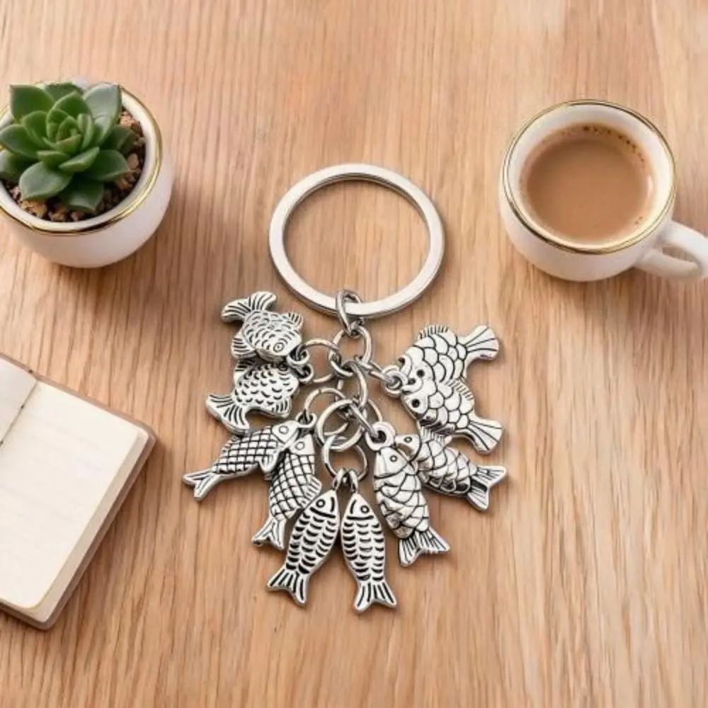 Fish Shaped Key Chain, Fashion DIY Accessories, Fishing Catches, Fish Ideas, Key Chains, Backpack Pendants, Father's Day Gifts for Dad,  Creative Small Gift for Fishing Enthusiasts, Fish Keychain Accessories Gifts