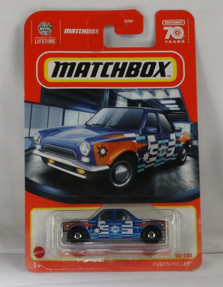 2023 Matchbox #53 Push 'N Puller BLUE METALLIC | FSC
