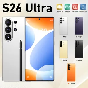 2026 New S26 Ultra 5G Android 15 Phone, 12GB+512GB, 6.99" HD Screen, 78MP+108MP Cam, 8000mAh, Stylus & Case, Perfect Holiday/Birthday Gift