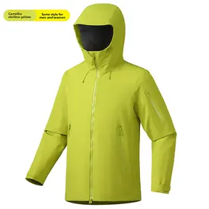 Lightweight jacket women's outdoor hard shell jacket men's new full-pressure rubber windproof and waterproof national standard single-layer jacket