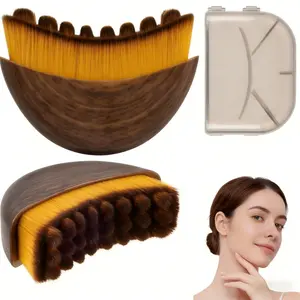 Face Lymphatic Contour Brush for Jawline & Chin Sculpting Dry Brushing Massager for Lymphatic Drainage & Facial Fatigue Relief Ergonomically Designed to Fit The Skin Precisely 1PCS Beauty Roller Daily