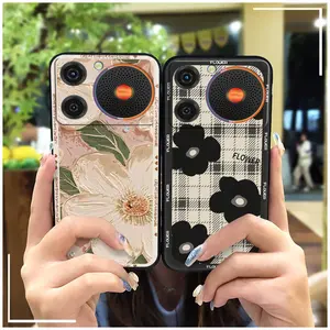 Full wrap Anti-dust Phone Case For ZTE Nubia Music Silicone Shockproof Cartoon Dirt-resistant Durable Cute Waterproof Protective Graffiti oil painting Fashion Design Phone Pouch