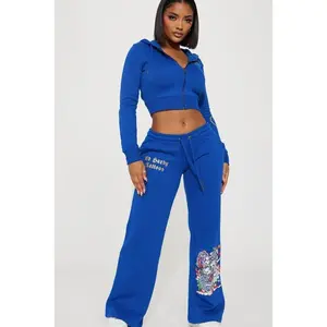 Tiger Lotus Ed Hardy Pant - CobaltBlue L