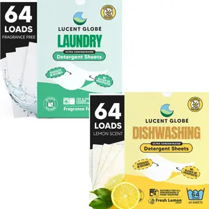 Dishwashing and Laundry Detergent Sheets Bundle