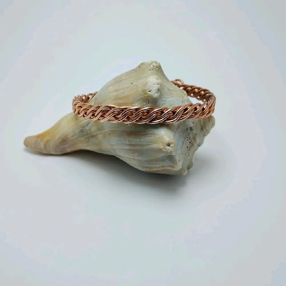 Triple Twisted Copper Bracelet