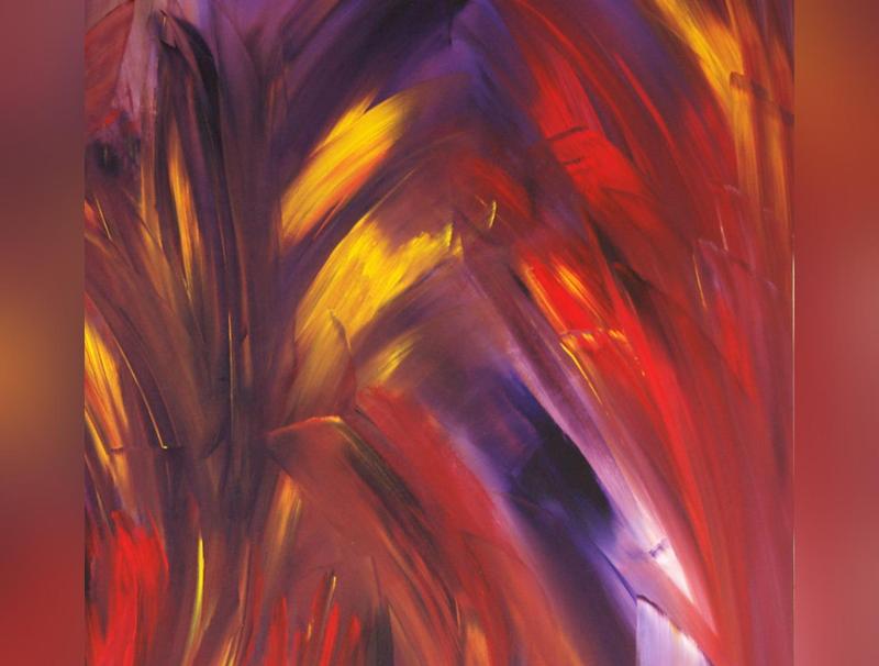 Thriving Original Large Art Piece Abstract Expressionism