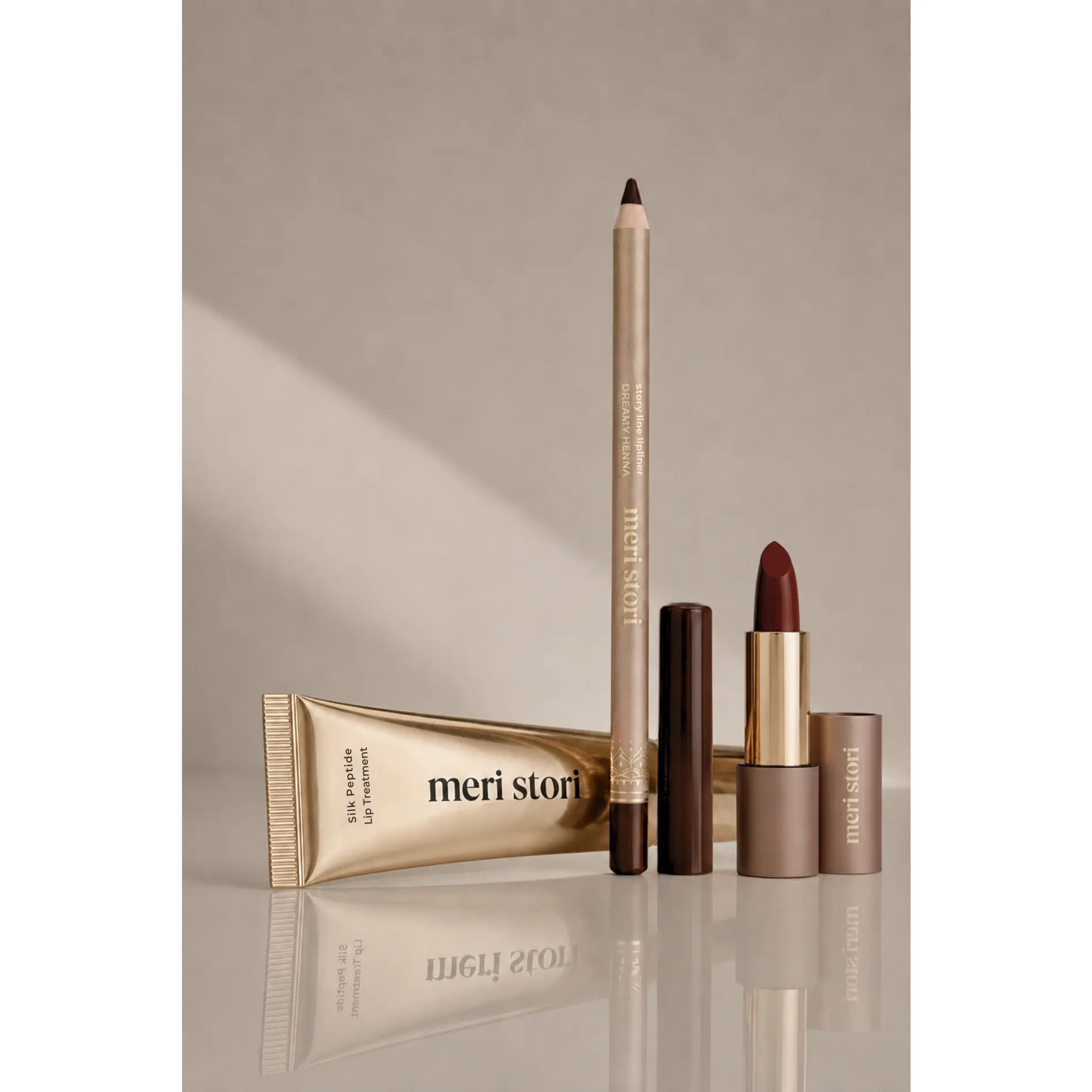 Plum Perfect Lip Treatment, Velvet Mauve Lipstick + Dreamy Henna Lipliner (value $55 USD)