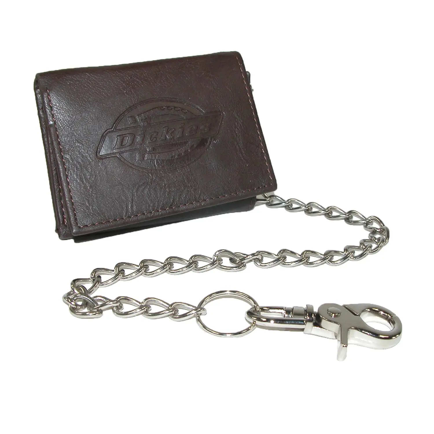 Dickies Leather Trifold Chain Wallet, Chain Wallets