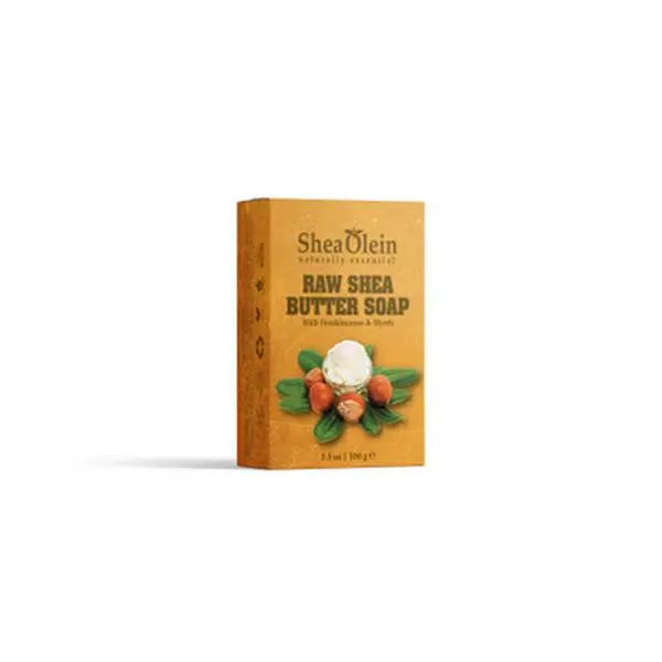 Raw Shea Butter Soap with Jojoba Oil, Frank & Myrrh