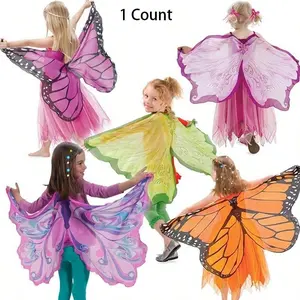 Angel Butterfly Wings Cape, Festival Party Stage Performance Costume, Children Role Play Dress Up Clothing, Fairytale Outfits, Kids Halloween