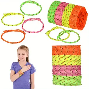 Rhode Island Novelty 144 1 Gross Neon Rope Friendship Bracelets Newfor men and women