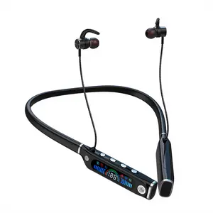 In-Ear Neckband Bluetooth Earbuds - Noise Cancelling Wireless Headphones with TF Card Support, Long Battery Life for Running, Gym