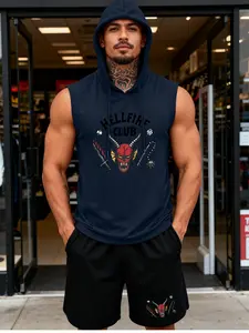 Dark Club Men's Two-Piece Set - Hellfire Club Edgy Streetwear Exclusive Outfit