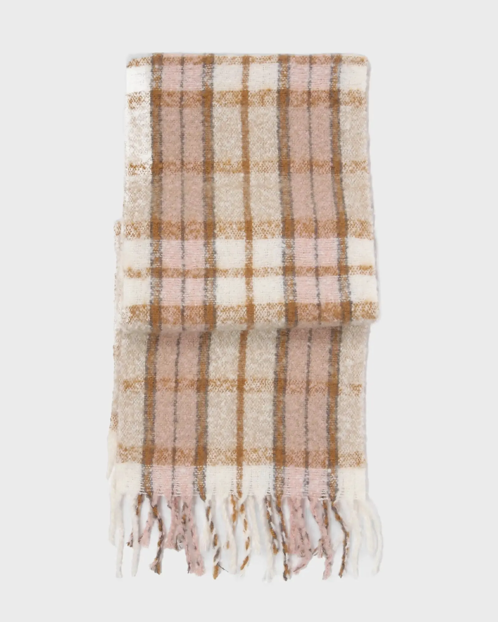 Boucle Plaid Scarf