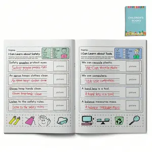 Word Spelling & Coloring Activity Book – Color-by-Word Pages with Easy Spelling Practice, Trace-and-Write Lines, Picture Clues and Letter Building Tasks, Boosts Vocabulary, Handwriting, Focus and Reading Skills, Learning Materials