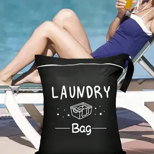 Large Handheld Storage Bag, Durable Clothing Protection with Adjustable Handle and Zipper Closure, Ideal for Travel, Sports, Yoga, Home Use