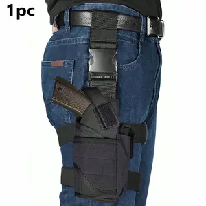 1pc Multifunctional Right Hand Leg Gun Holster, Adjustable Leg Holster, Drop Down Leg Holster, Travel Essential, School Waist Bag