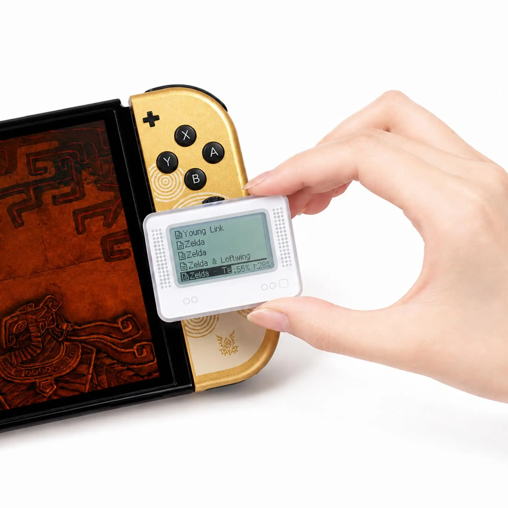NFC Tag Emulator for Switch, Wii U & 3DS, Portable Game Data Manager. 4000+ Game Data, Unlimited Rewrite, Bluetooth App Updates, 1.2" LCD Display, Lightweight Type-C Rechargeable Design.