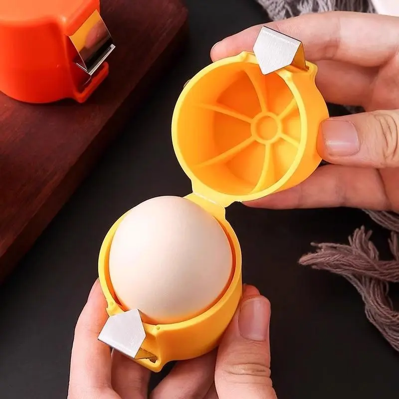 Egg Opener, 1 Count Egg Cracker Tool, Egg Separator, Household Kitchen Cooking Gadgets, Kitchenware, Kitchen Utensils & Gadgets, Boiled Egg Cracking Tool, Egg Cracking Tool, Kitchen Cooking Accessories