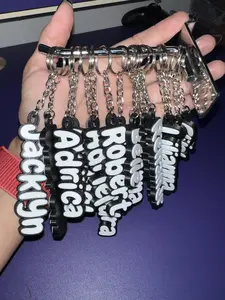 Personalized 3D Printed Name Keychain - Customized for Keys, Purse, Backpack, Luggage & More - High-Quality PLA+ Material - Stylish & Functional Accessory