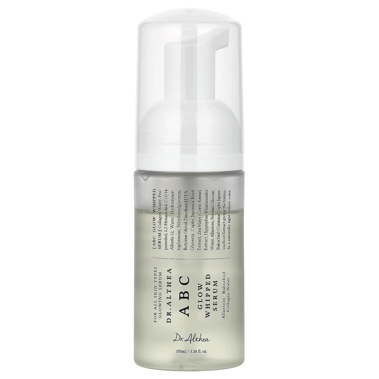 Dr. Althea ABC Glow Whipped Serum, For All Skin Types, 3.38 fl oz (100 ml)