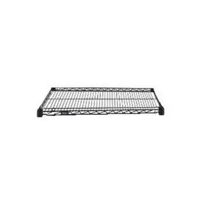 Nexel Industries S1848B Industrial Epoxy Wire Shelf, 18x48 in, Black, Adjustable Expandable Home Organiser Storage Rack