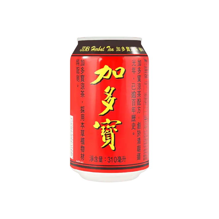 6 packs JDB Herbal Tea Canned,10.5fl.oz/pack Beverage