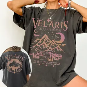 Velaris Shirt, ACOTAR Comfort Colors, City Of Starlight, Night Court T-Shirt, Rhysand Quotes, Sarah J Maas Apparel, Book Lover Gift, acosf X0