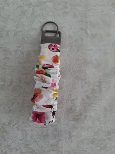 Ladybug Scrunchie Wristlet Keychain