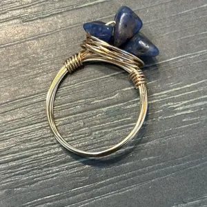Wire Wrapped Gemstone Ring - Handcrafted Accessory with Durable Wire, Unique Design, Symbolic Meaning, Perfect for Everyday Wear