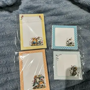 Set of 4 puppy notepads