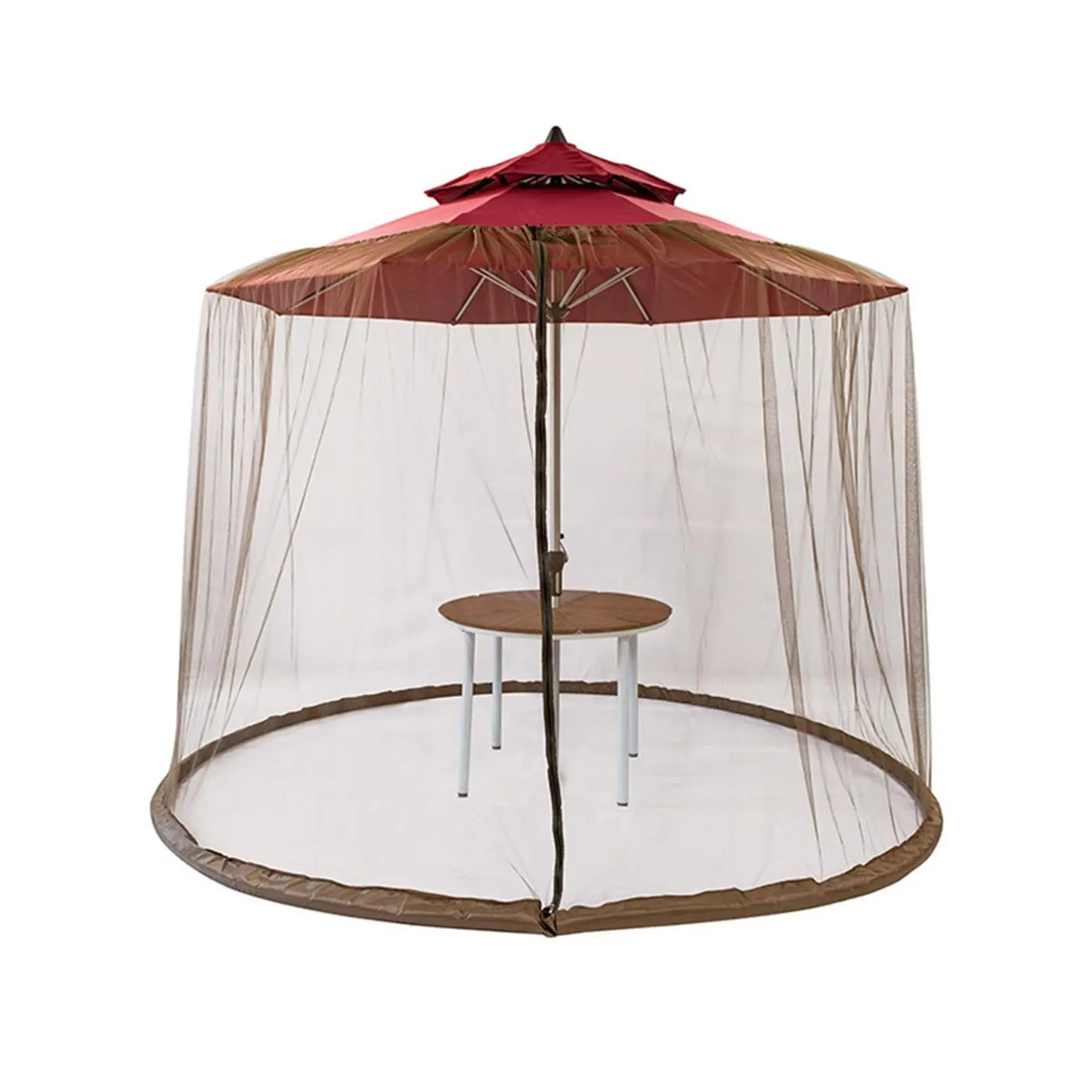 7.5-10 FT Patio Umbrella Mosquito Net, Adjustable Patio Screen Mesh with Zipper, Universal Canopy Umbrella Mosquito Netting with Adjustable Rope, Fit Outdoor Umbrellas Tables - TikTok Shop 7.5-10 FT Patio Umbrella Mosquito Net, Adjustable Patio Screen Mesh with Zipper, Universal Canopy Umbrella Mosquito Netting with Adjustable Rope, Fit Outdoor Umbrellas Tables - TikTok Shop