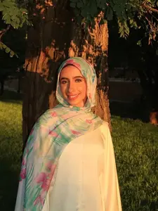 Boho Style Lightweight Polyester Long Scarf, Women's Summer Sun Protection Soft Non-Slip Breathable Hijab, All-Season Fashion Accessory