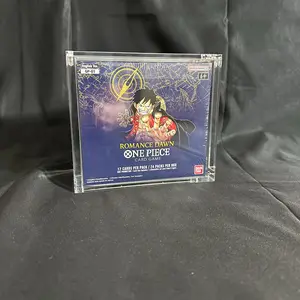 English One Piece  OP01/OP03 White Bottom Booster Box Acrylic Case