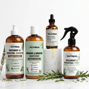 Neutra Natural Botanical Hair Oil - Lightweight Plant-Based Vegan Formula with Rosemary, Castor, Coffee, Olive, Grape, Tea Tree Oils & Vitamin E for Thicker-Looking Hair, Scalp Care & Strengthening Regrowth Treatment