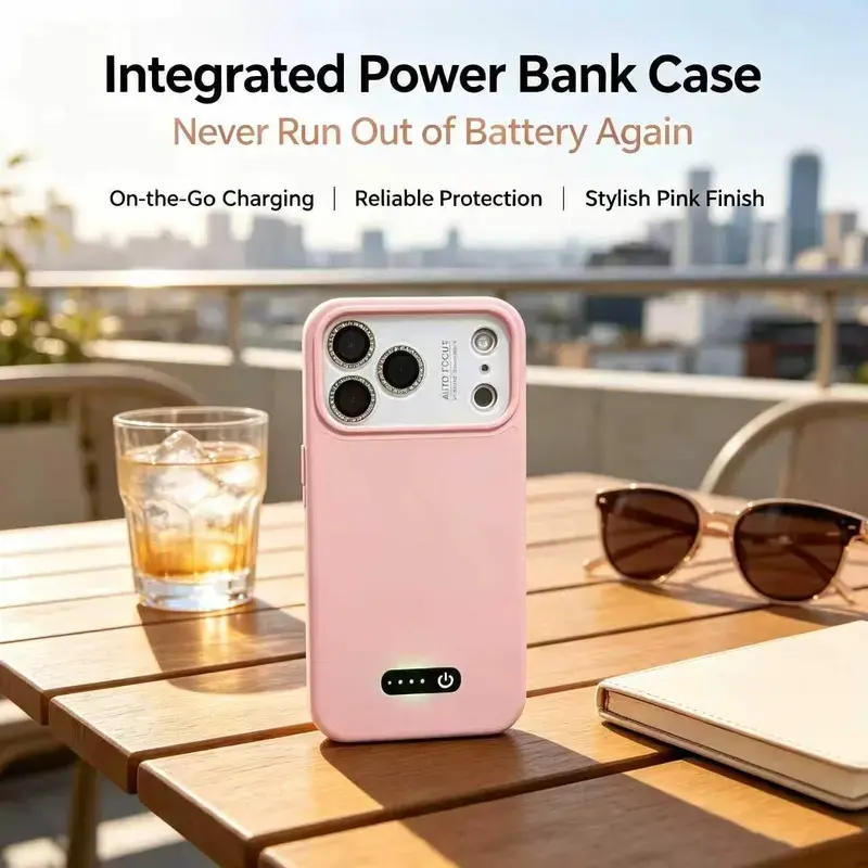 Never Run Out of Battery! Portable Charging Phone Case