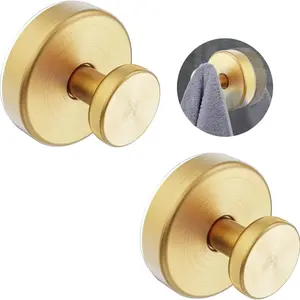 Shower Curtain Suction Cup Hook, Glass Window/mirror Suction Cup Hook, No Drilling Towel Holder, Robe/cloak/bathrobe Hanging Ring - 2 Pack