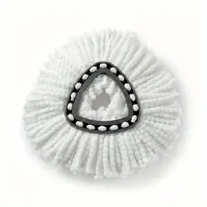 4pcs, Spin Mop Head, Replacement Mop Head For Spin Mop, Washable Durable Mop Head Refill, Wet And Dry Cleaning, Dust Removal Mop Head, Easy To Clean, Cleaning Supplies, Cleaning Accessories, Christmas Supplies