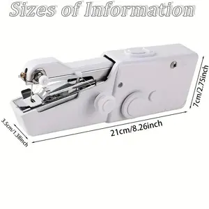 Mini Handheld Sewing Machine without Battery, 2 Counts Portable Electric Stitcher, Sewing Supplies for Home UseC28ChicLadyHub