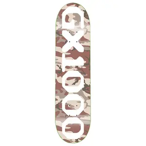 GX1000 Skateboards OG Logo Camo White Deck 8.38