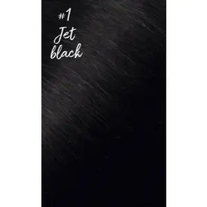 Jet Black K Tip Keratin Fusion Hair Extensions | Pro