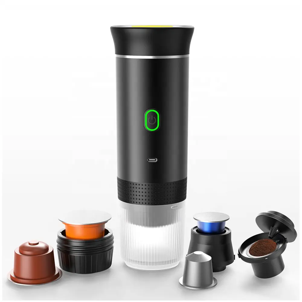 Portable Mini Espresso Coffee Maker - Lightweight Manual Brewing Tool for Small Kitchen, Office Users (Few lbs)