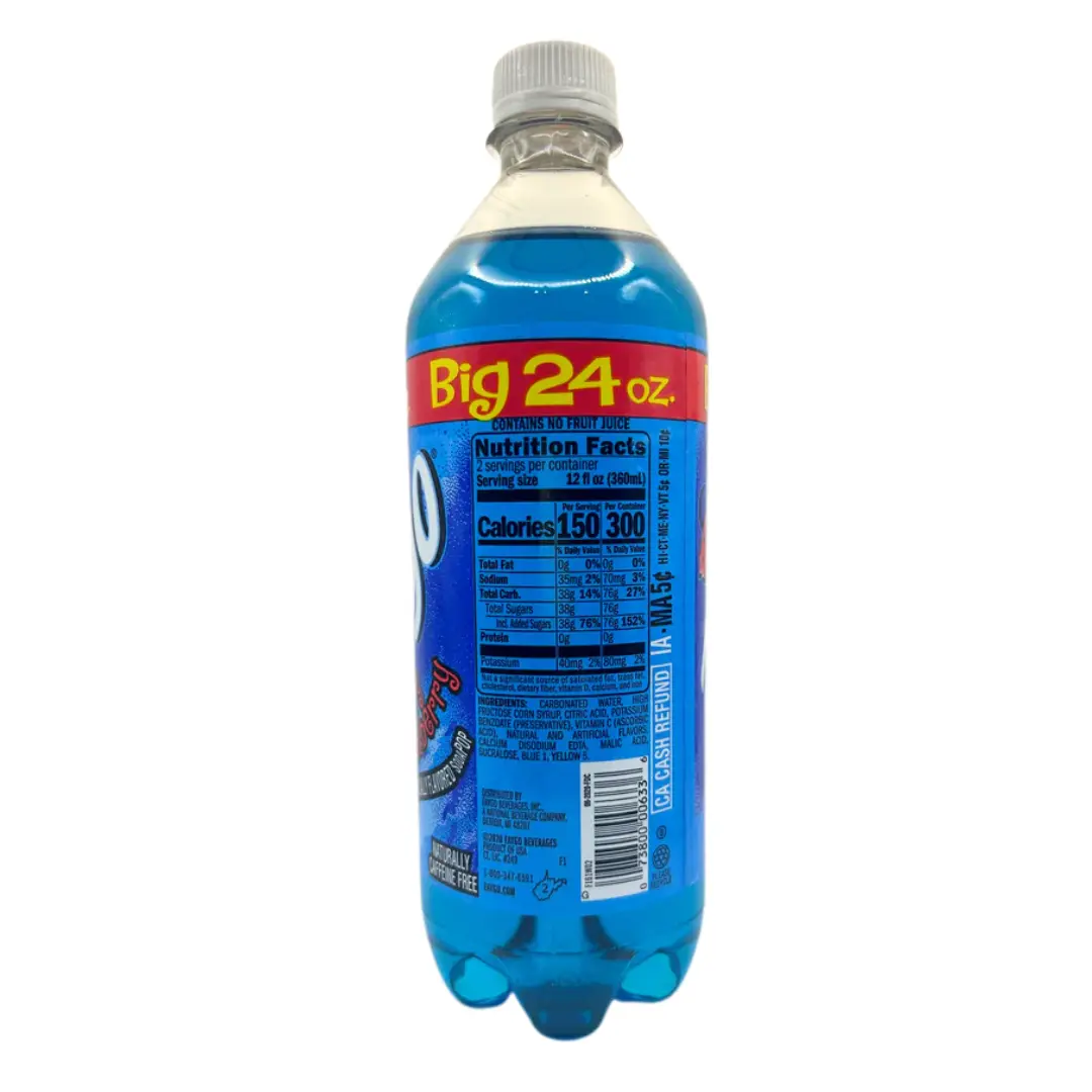 Faygo Raspberry Blueberry Soda Pop 6-pack 24oz Exotic Soda - Beverage -  Flavor Drink